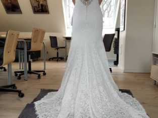 Ubrugt og ny brudekjole, str 36, Mori Lee