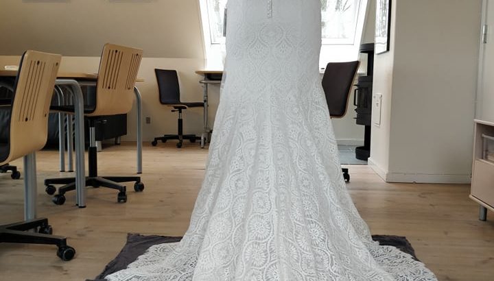 Ubrugt og ny brudekjole, str 36, Mori Lee