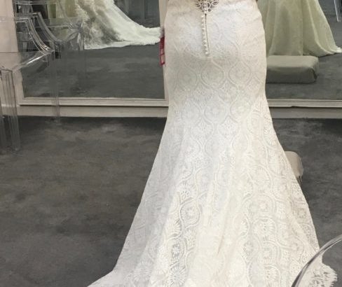 Ubrugt og ny brudekjole, str 36, Mori Lee
