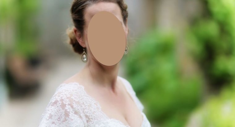 Smuk og elegant brudekjole