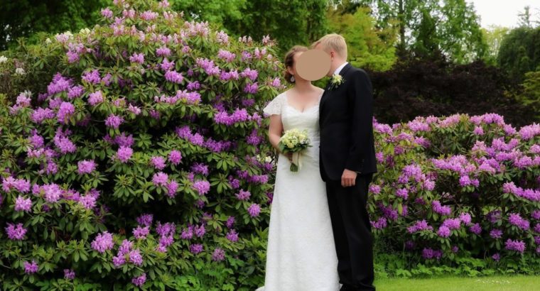 Smuk og elegant brudekjole