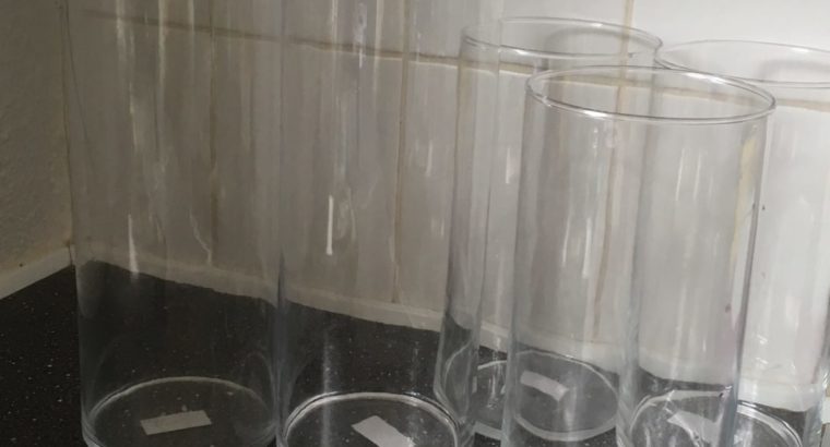 Glas cylinder vaser