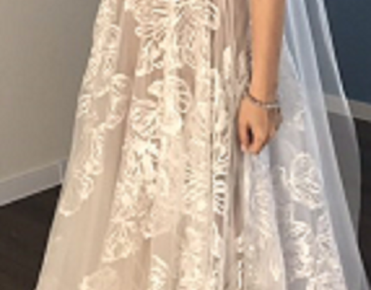 Brudekjole fra Yoshe Collection 2018 i str 38