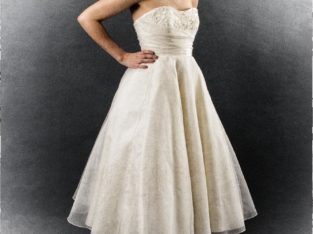 Brudekjole, Anne Palland, tea-length