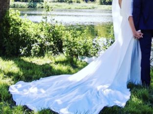 Smuk og elegant brudekjole