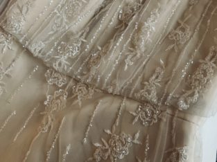 Ny og ubrugt brudekjole til salg – elegant 1920’er
