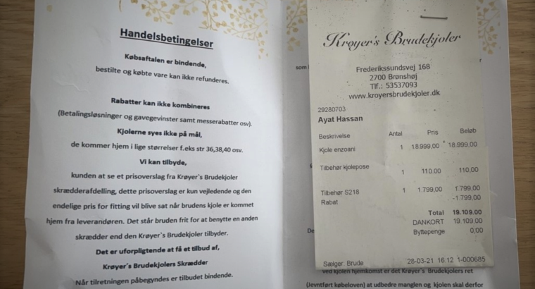 Enzoani brudekjole