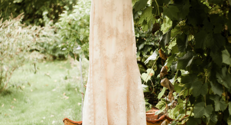 Unik vintage brudekjole