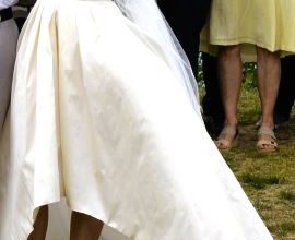 Smukkeste Rikke Gudnitz brudekjole til salg